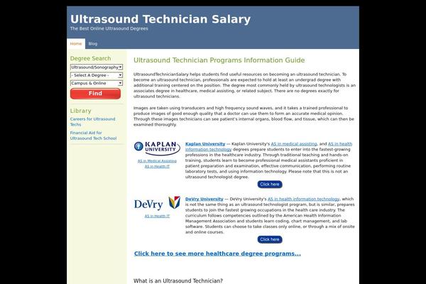 ultrasoundtechniciansalary.org site used Bruised-ego