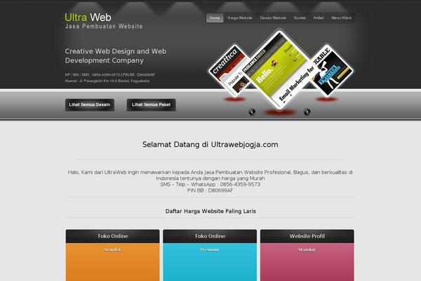 Ultrawebstudio theme site design template sample