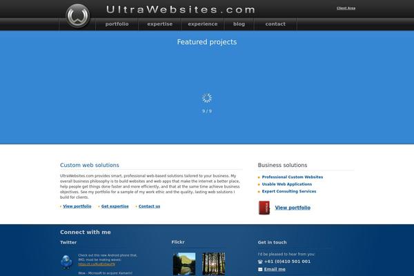 ultrawebsites.com site used Uw