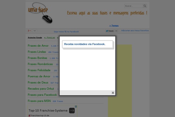 umafrase.com site used Schema Lite