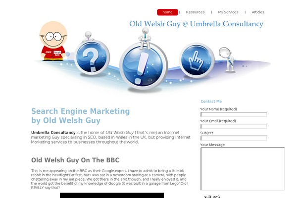 WordPress website example screenshot