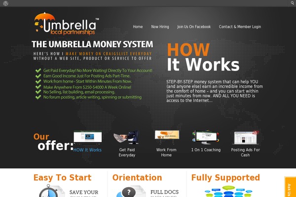 umbrellalocalpartnerships.com site used Startit