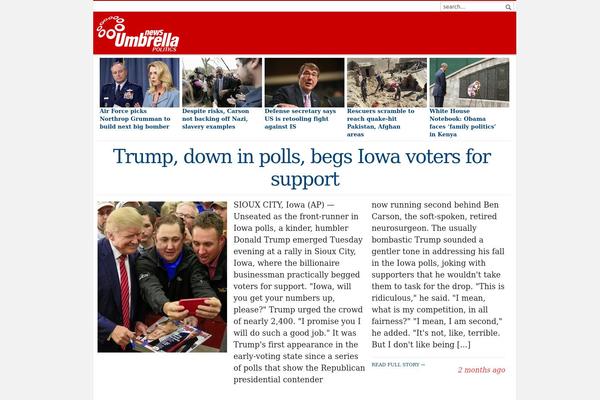 umbrellanewspolitics.com site used Tribune