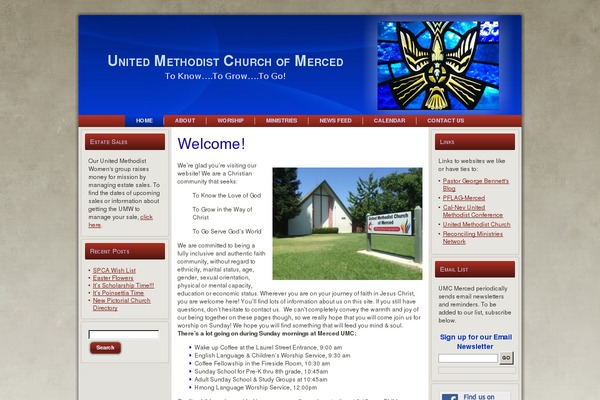 umcmerced.org site used Mercedumc6
