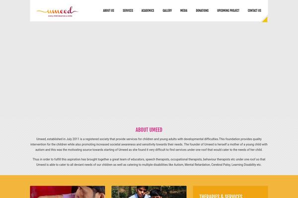 Konstruct theme site design template sample