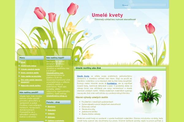 umelekvety.net site used Lovelytulips