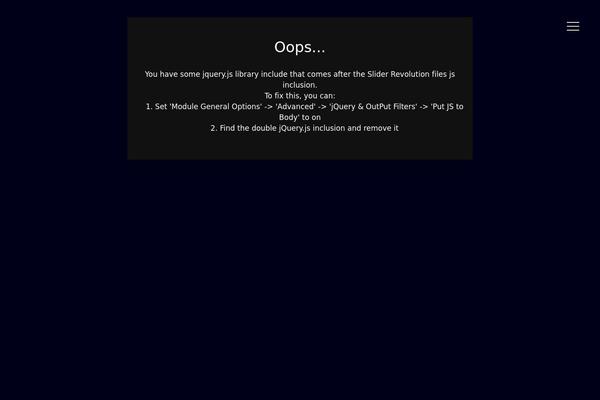 Site using Autoptimize plugin