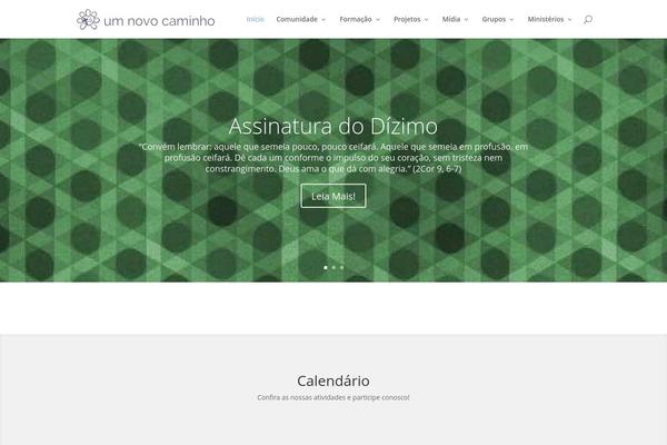 Divi theme site design template sample