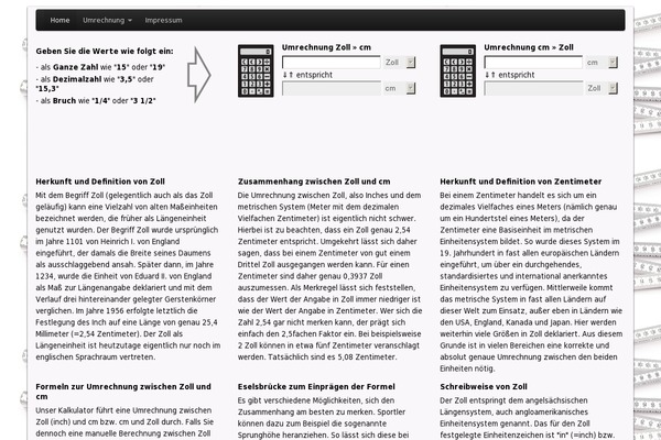 Site using TablePress plugin