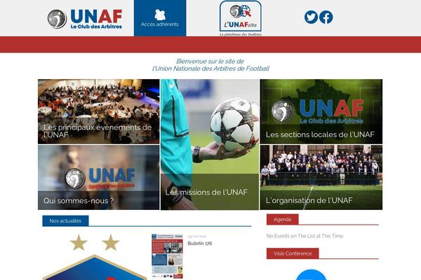 unaf-arbitres.com site used Unaf