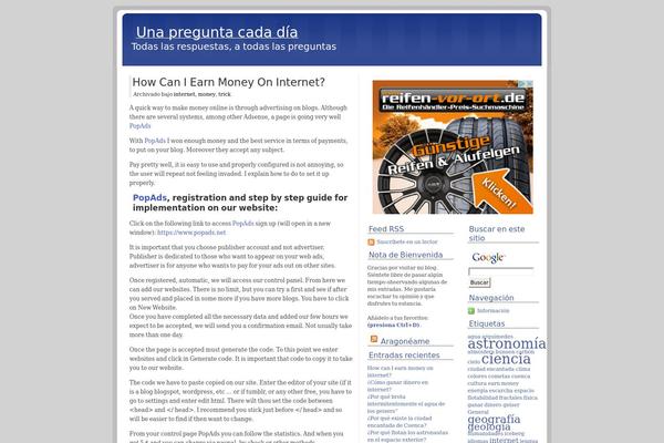 unapreguntacadadia.com site used Blog-pixel