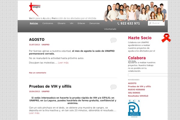 WordPress website example screenshot