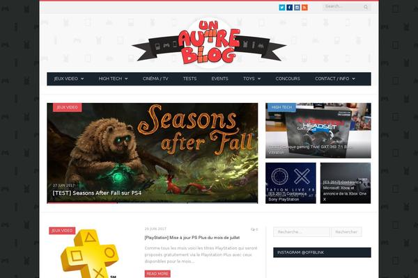 SmartMag theme site design template sample