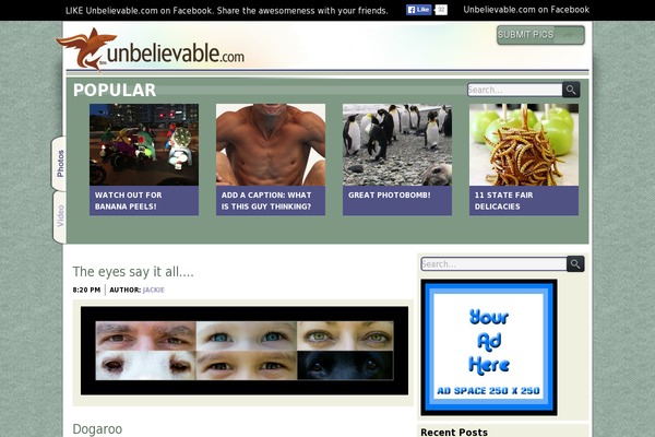 unbelievable.com site used Unbelievable