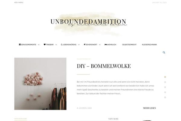 unboundedambition.de site used Minara