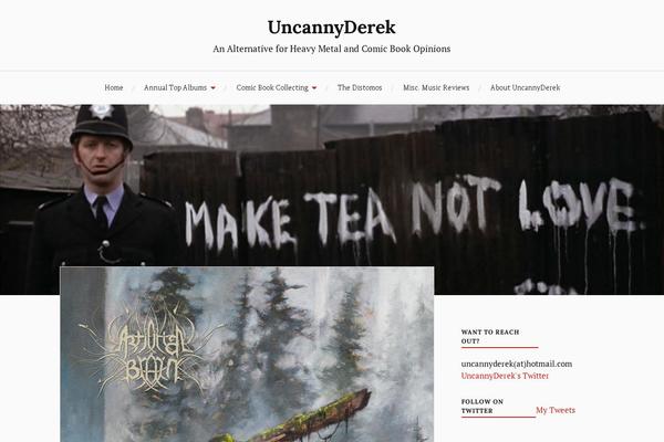 Lovecraft theme site design template sample