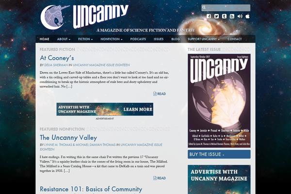 uncannymag.com site used Uncanny