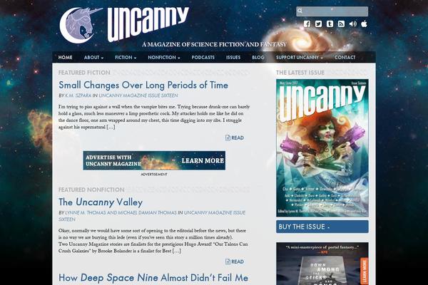 uncannymagazine.com site used Uncanny
