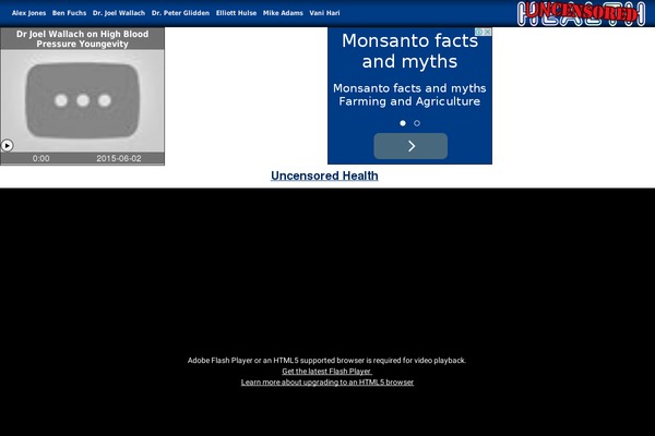 uncensoredhealth.net site used Uh2016