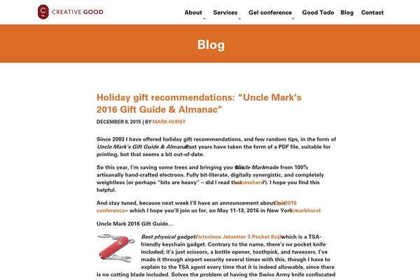 unclemark.org site used Runway-bootstrap-starter