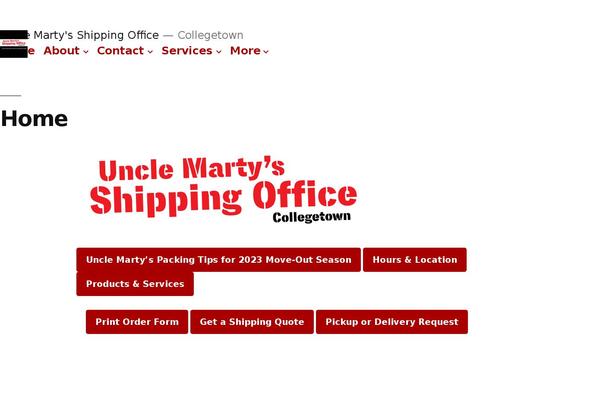 WordPress website example screenshot