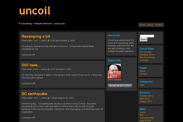 uncoil.com site used blackneon