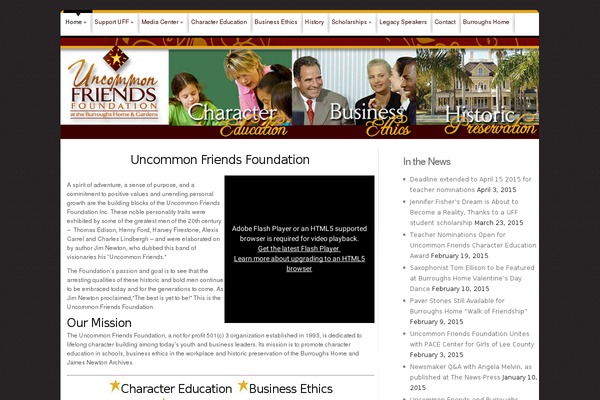 uncommonfriends.org site used TheProfessional