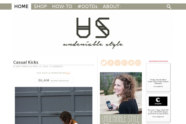 undeniablestyle.com site used Thesis_182