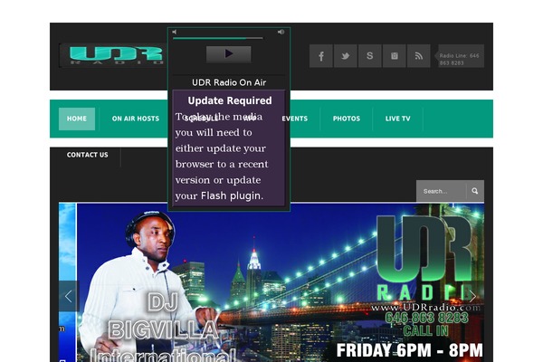 underdarockradio theme websites examples