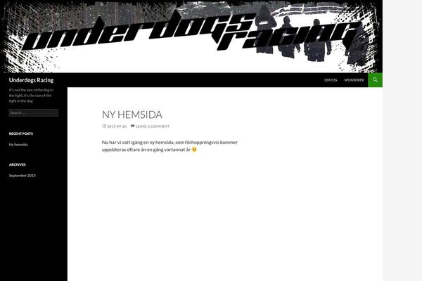 Twenty Fourteen theme site design template sample