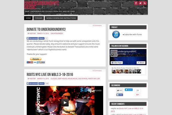 undergroundnyc.com site used Parabola