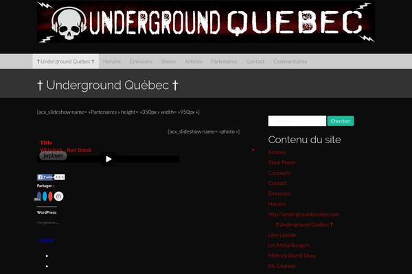 undergroundquebec.com site used Flat-bootstrap-4