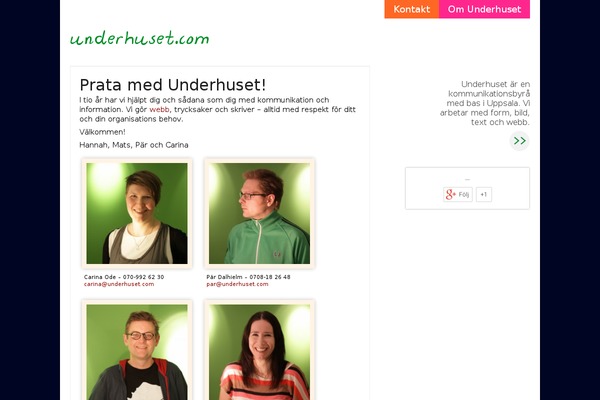 underhuset.com site used Uh