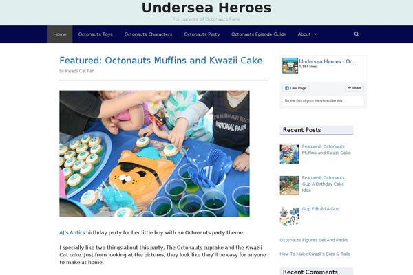 GeneratePress theme site design template sample