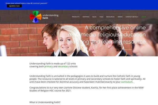 understandingfaith.edu.au site used Uf