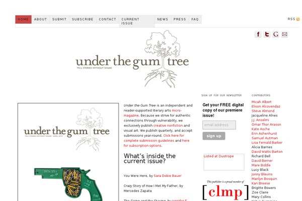 underthegumtree.com site used Under-the-gum-tree
