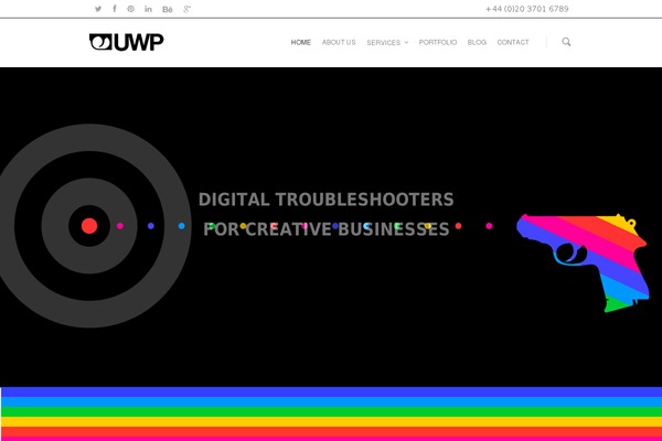 Salient theme site design template sample
