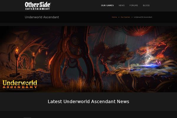 underworldascendant.com site used Fiveohfive