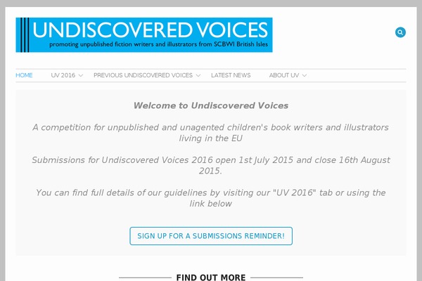 undiscoveredvoices.com site used WEN Corporate