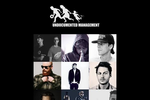 undocumented WordPress theme, websites list used undocumented theme undocumented theme websites examples