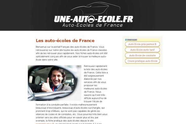 une-auto-ecole.fr site used Auto-ecole