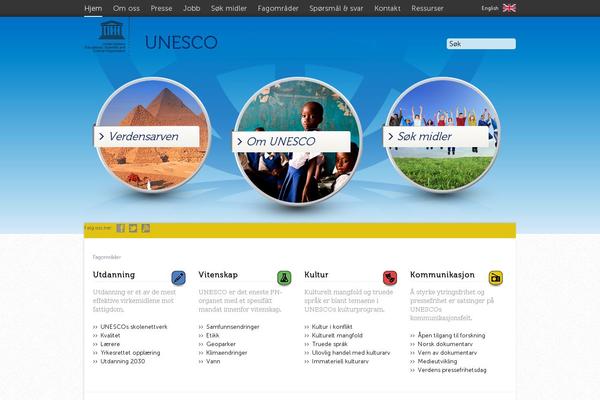 unesco.no site used Unesco