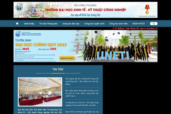 uneti.edu.vn site used Giaodiennguoidung