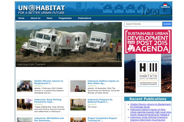 unhabitat-indonesia.org site used Unhabitat