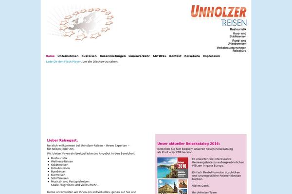 unholzer-reisen.de site used The Common Blog
