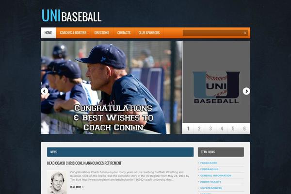 uni-baseball.com site used Theme1703