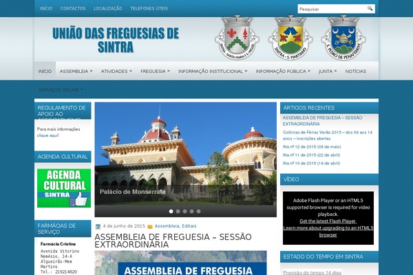 uniaofreguesiassintra.pt site used Everest-news-pro
