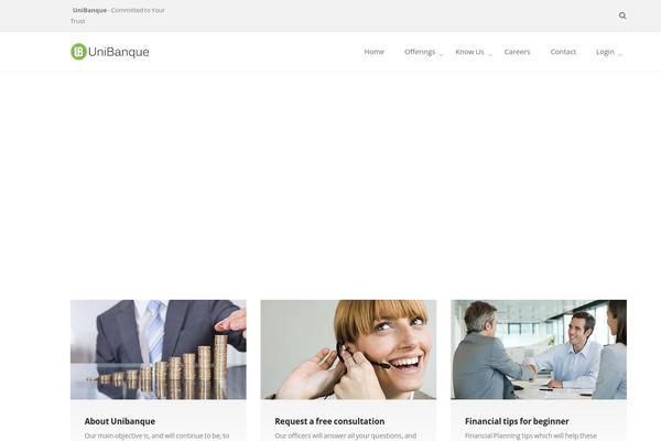 unibanque.com site used Financebank