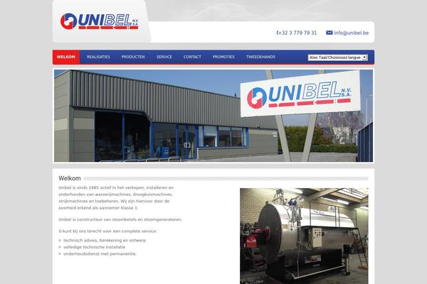 unibel.be site used Unibell