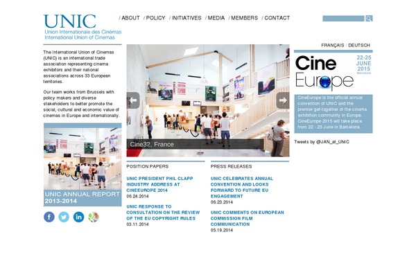 unic-cinemas.org site used Unic